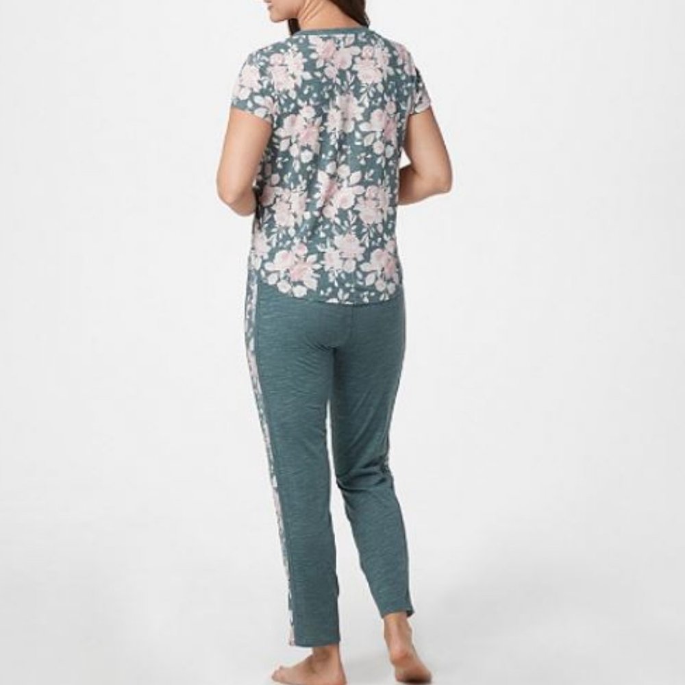 Smooth Jersey Short-Sleeve Pocket Tee & Jogger Set - Picture 2 of 2